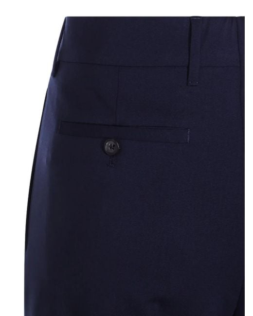 Pantalones con pinzas Miu Miu de color Blue