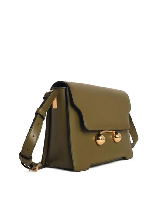 Marni Green Mittelgroße Trunkaroo Schultertasche