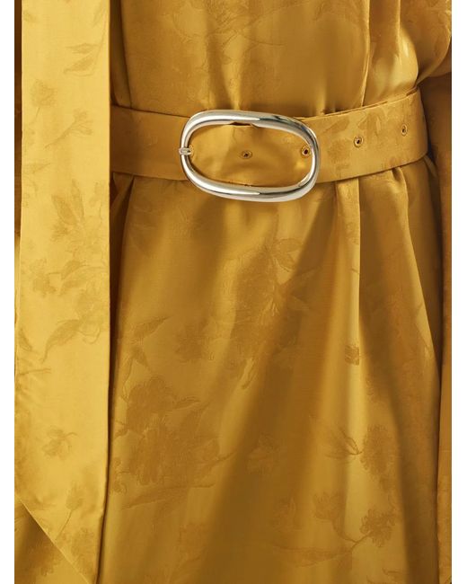 Taller Marmo Metallic La Luna Primavera Maxi Dress