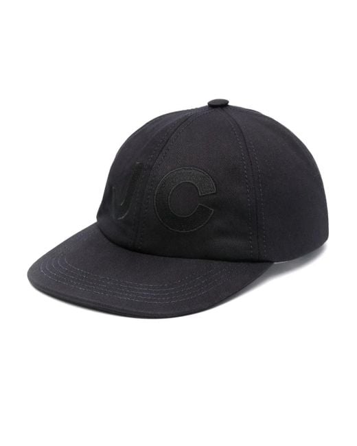 Jacob Cohen Black Logo-Embroidered Baseball Cap for men