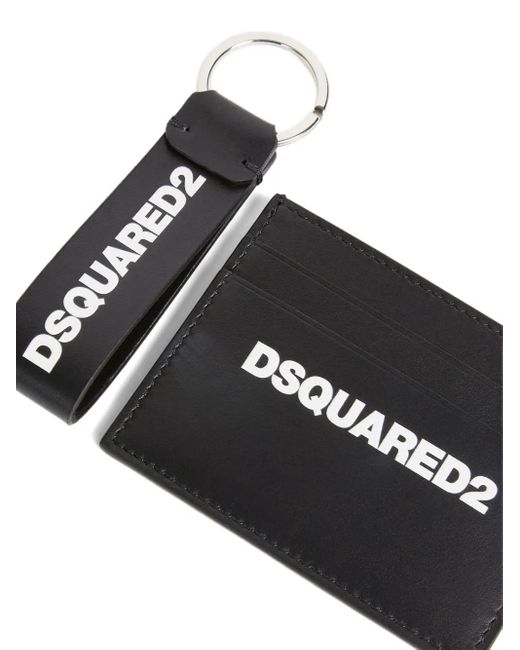 DSquared² Black Leather Gift Box Holder for men