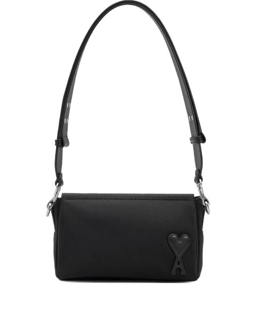 AMI Black Marcel Shoulder Bag