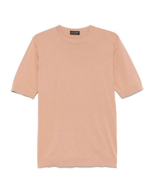 Dell'Oglio Natural Cotton T-Shirt for men