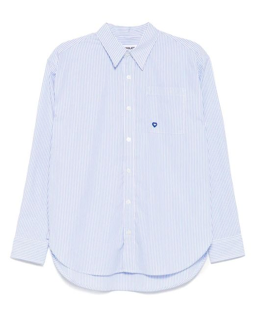Chocoolate パターン シャツ Blue