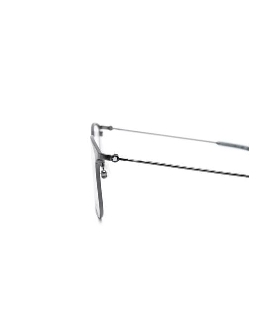 Montblanc Gray Square-Frame Glasses