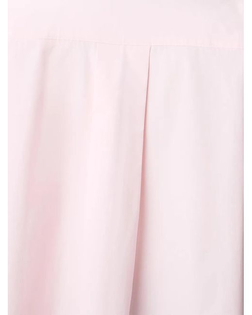 Another Tomorrow Pink Pleat-Back Shirt