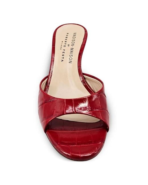 Madison Maison Red Lexis Sandals
