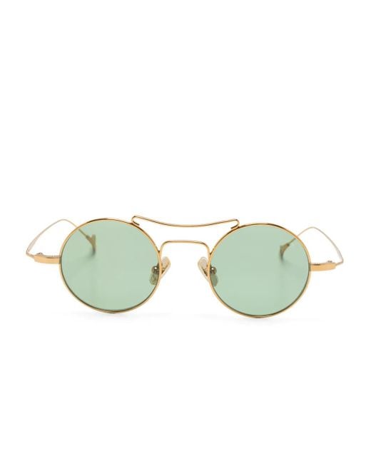 Eyepetizer Green Vespucci Round-Frame Sunglasses