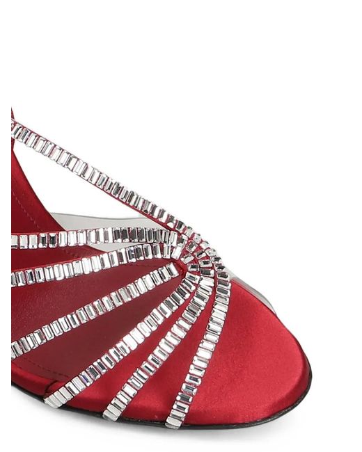 ALEVI Pink Penelope Crystal-Embellished Sandals