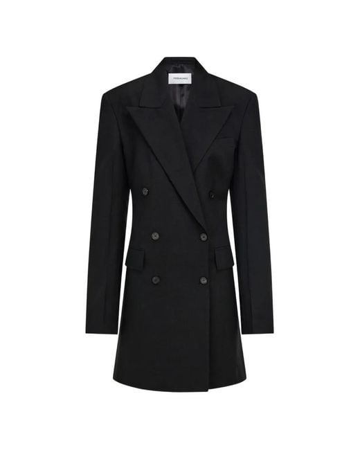 Ferragamo Black Double Breasted Blazer