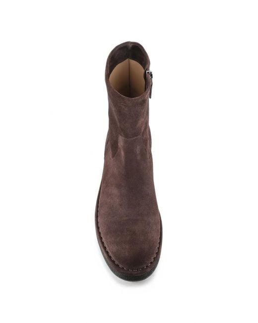 Roberto Del Carlo Brown Suede Ankle Boots