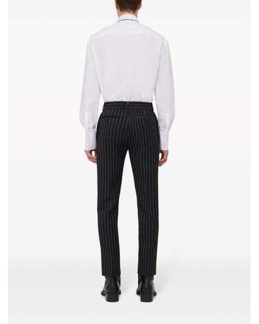 Pantalones pitillo de vestir Alexander McQueen de hombre de color Black