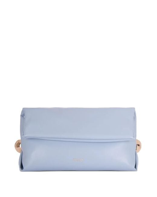 Liu Jo Blue Hardware Clutch Bag