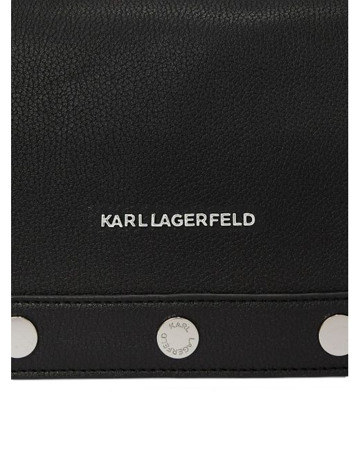 Karl Lagerfeld Black K/Rocky Marais Shoulder Bag