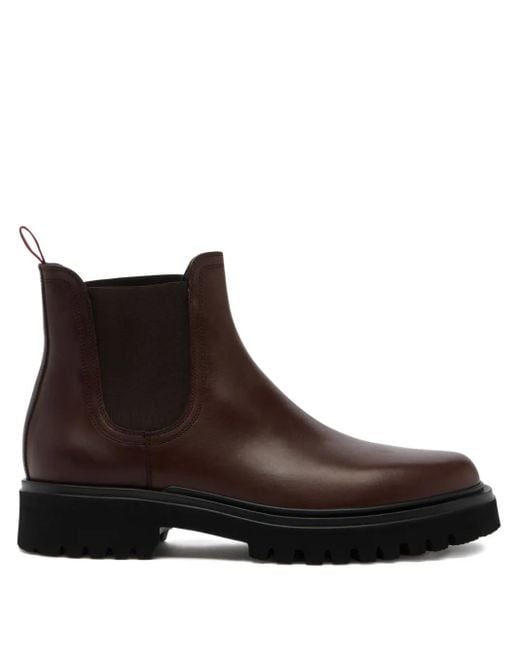 Bally Men's Brown Leather Chelsea Boots