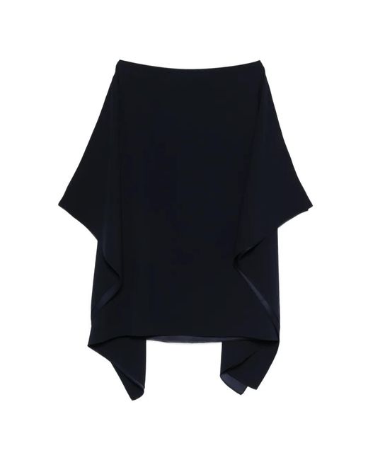 Gianluca Capannolo Blue Short-Sleeve Blouse