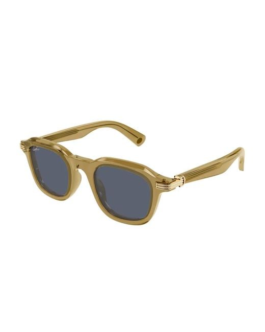 Cartier Green Square-Frame Sunglasses for men