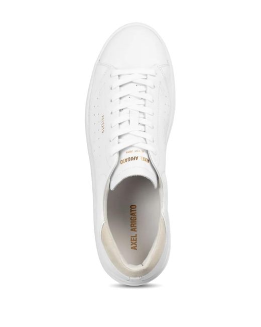 Axel Arigato White Court Perforated Lace-Up Sneakers