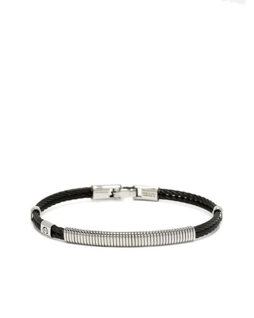 Charriol White Celtic Gentleman Driver Bracelet for men
