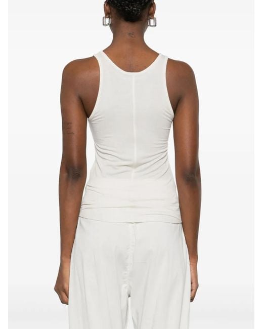 Thom Krom Geribbelde Tanktop in het White