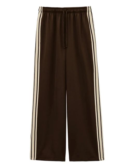 Ba&sh Brown Joshua Stripe Drawstring Track Pants