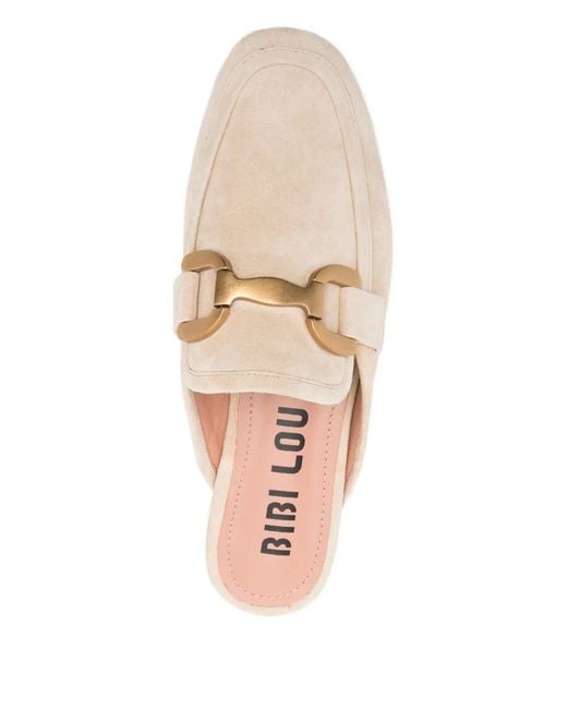Bibi Lou White Vela Suede Loafers