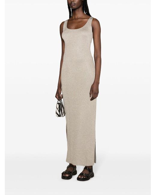 Tom Ford White Open-back Knitted Maxi Dress