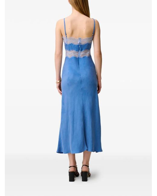 Claudie Pierlot レディース ブルー レース ドレスの通販はau PAY 