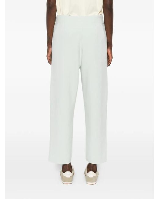 Moncler White Cropped Sweatpants