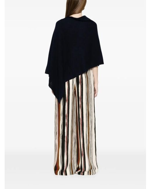 Be You Black Draped Poncho