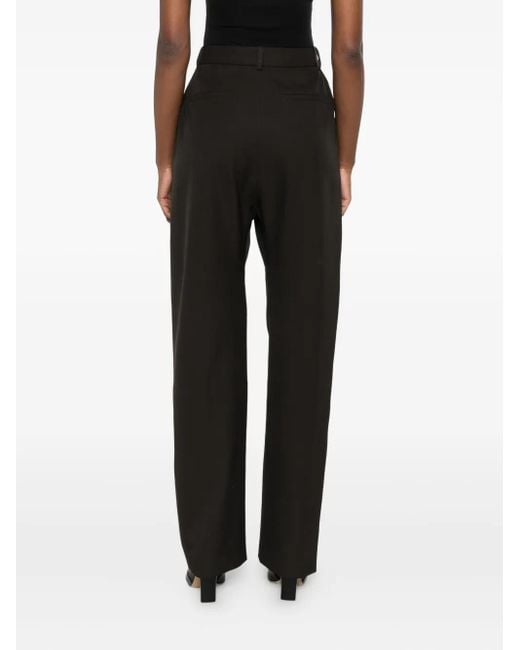 Lemaire Black Hose mit Faltentaschen
