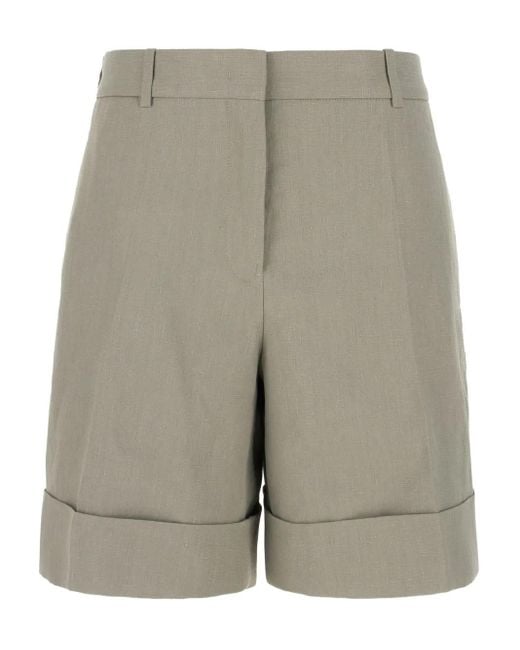 Jil Sander リネン ショートパンツ Gray