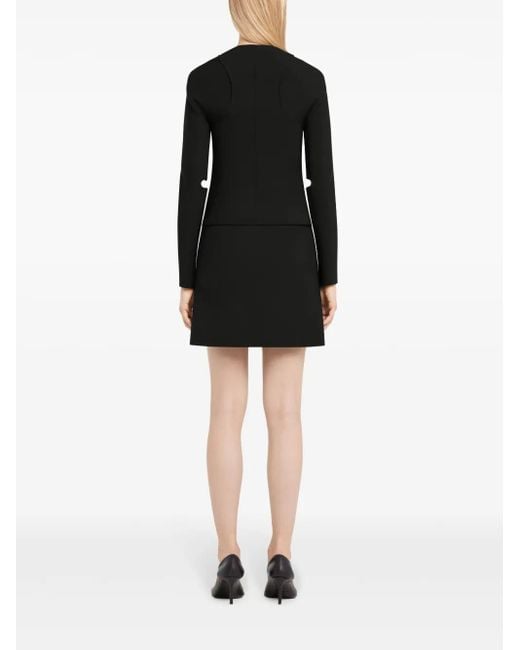 Courreges Black Scuba Fitted Jacket