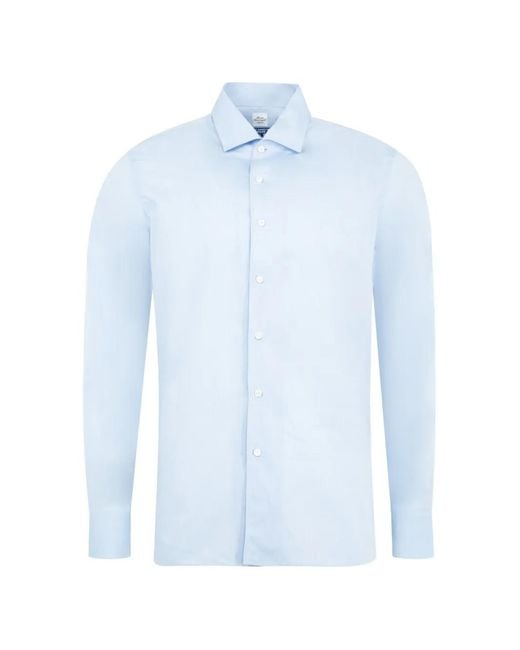 Junya Watanabe Blue Long-Sleeve Shirt for men