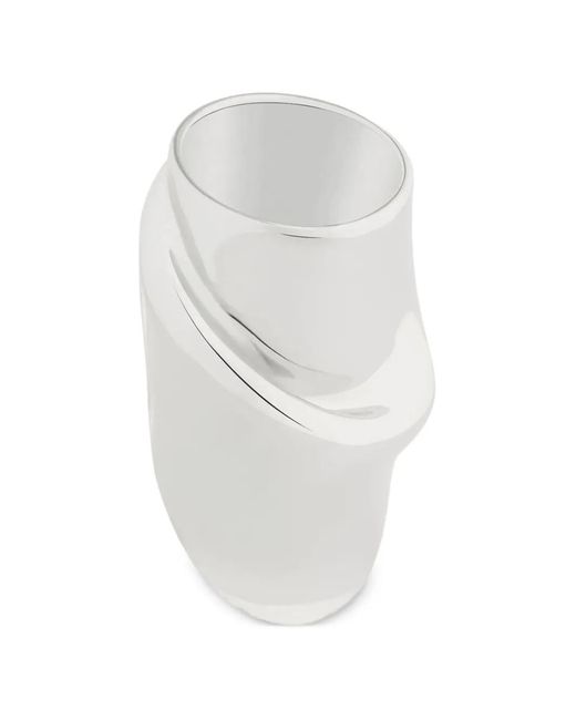 Courreges White Ring Mit Logo