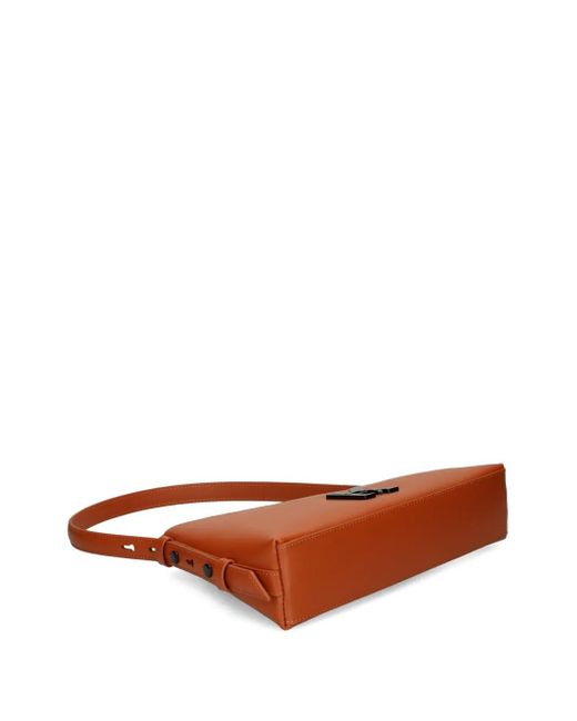 Karl Lagerfeld Brown Satchel-Tasche mit K-Logo