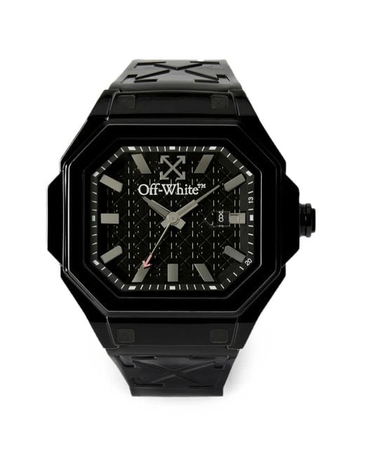 Off-White c/o Virgil Abloh Black Alt Faceted 50.5Mm Watch for men