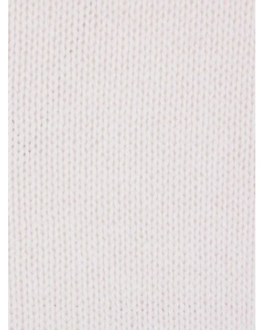 Pull En Cachemire Allude en coloris White