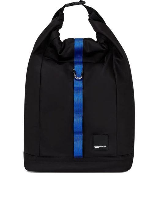 Karl Lagerfeld Rugtas in het Black voor heren