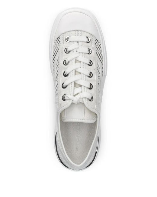 MICHAEL Michael Kors White Sneakers Mit Mesh-Einsatz