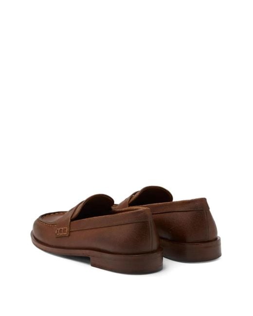 Marsèll Brown Penny Leather Loafers