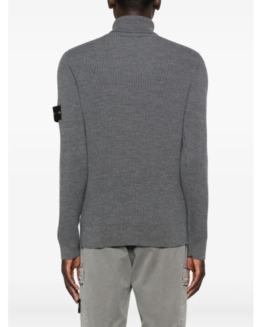 Stone Island Gray Sweater Clothing for men