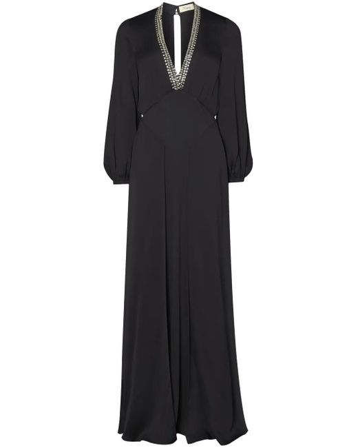 Temperley London Nina マキシドレス Black
