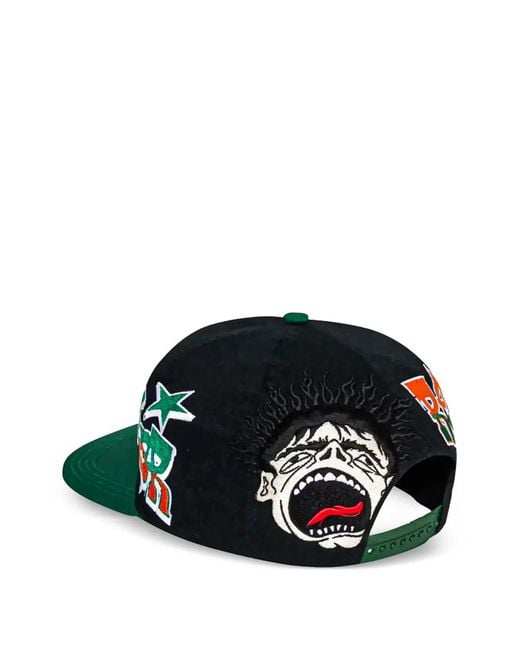 HELLSTAR Black Embroidered Cap Hat for men