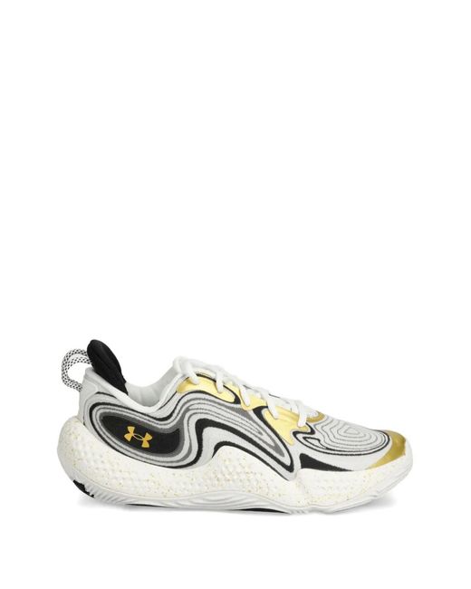 Under Armour White Spawn 6 Sneakers