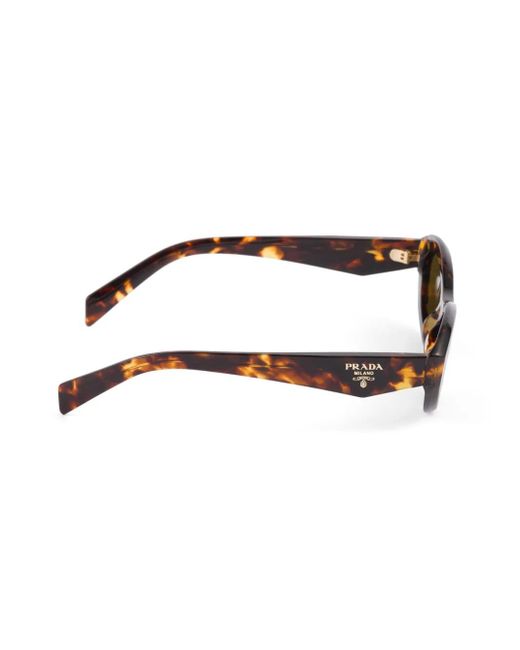 Prada Brown Symbole Cat-Eye Sunglasses