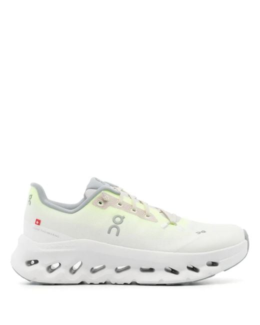 On Shoes White Cloudtilt Sneakers Mit Logo-Prägung
