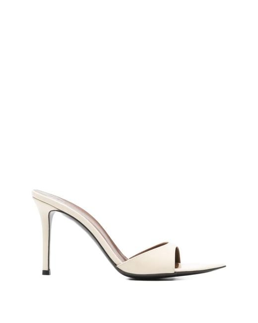 Giuseppe Zanotti White Intriigo Pointed Sandals