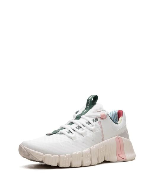 Nike White Free Metcon 3 "All Petals United" Sneakers