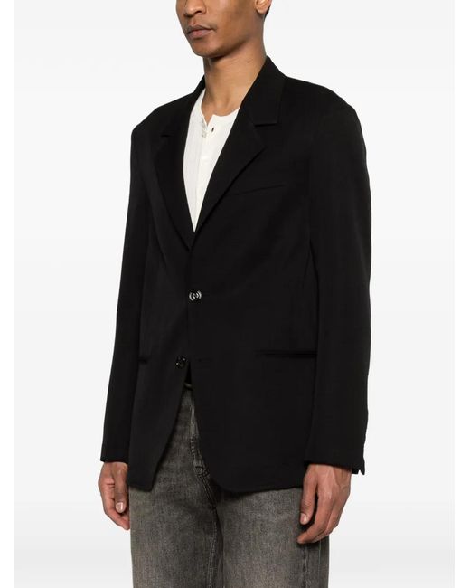 Our Legacy Black Unconstructed Ceremony Blazer for men